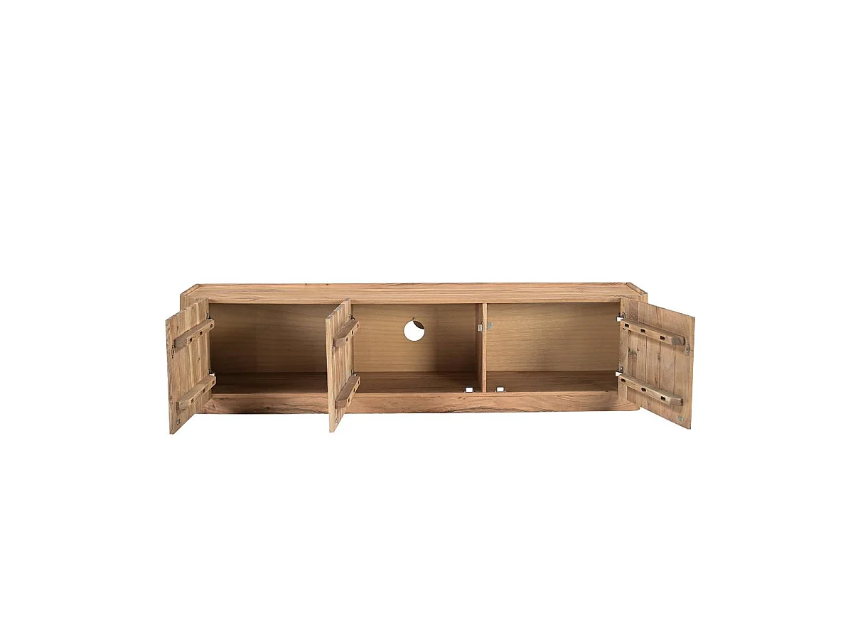 Meuble TV en bois d'acacia Idrissa
