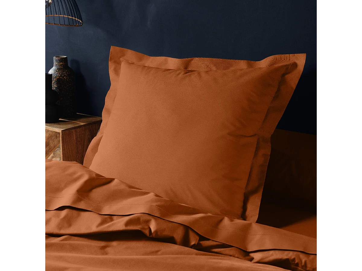 Taie d'Oreiller "Lina" 63x63cm Caramel