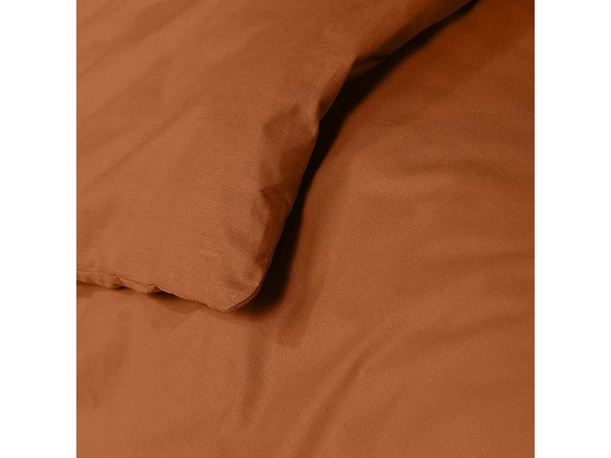 Housse de Couette "Lina" 140x200cm Caramel