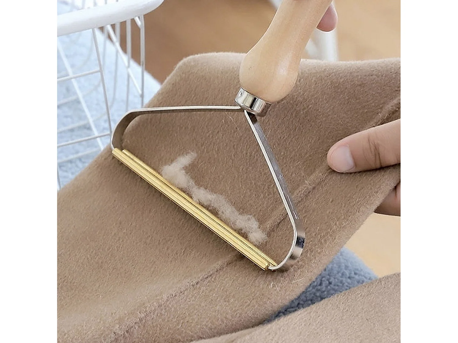 Quitapelusas de Tela de Pino Premium para Ropa, Alfombras y Ropa de Cama
