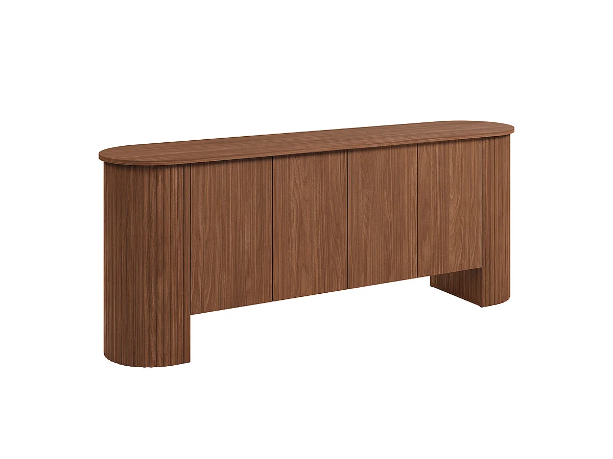 Buffet 4 portes Canopée Bois foncé