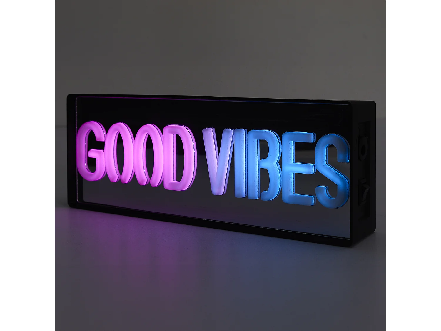 Lampe Led Effet Neon Good Vibes A Piles