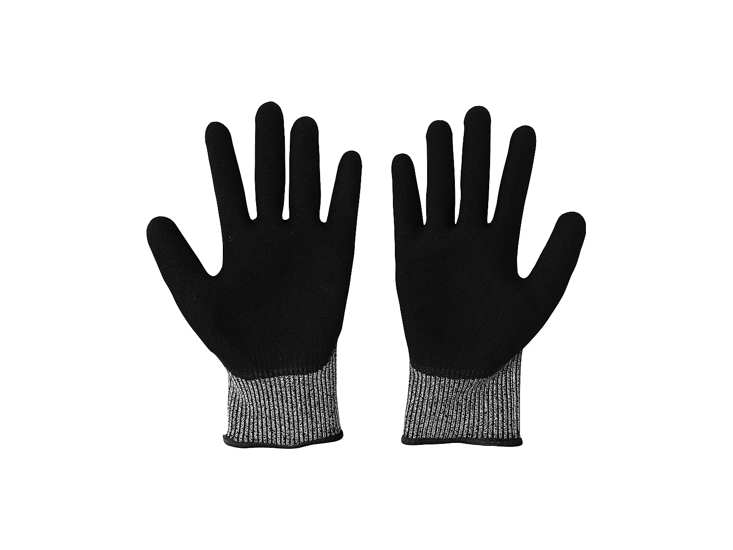Gants de protection résistants aux coupures pour la manipulation, le bricolage et la coupe - Noir, tissu en polyester, 20cm