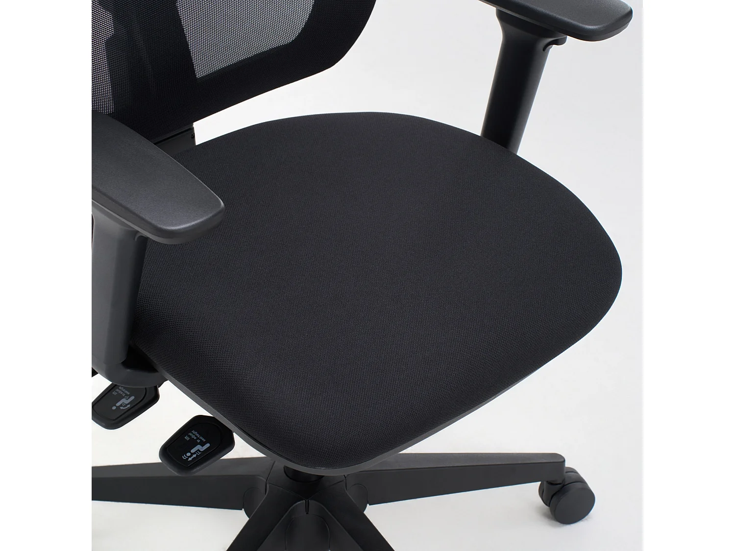 Chaise de bureau ergonomique avec profondeur d assise réglable et accoudoirs 3D