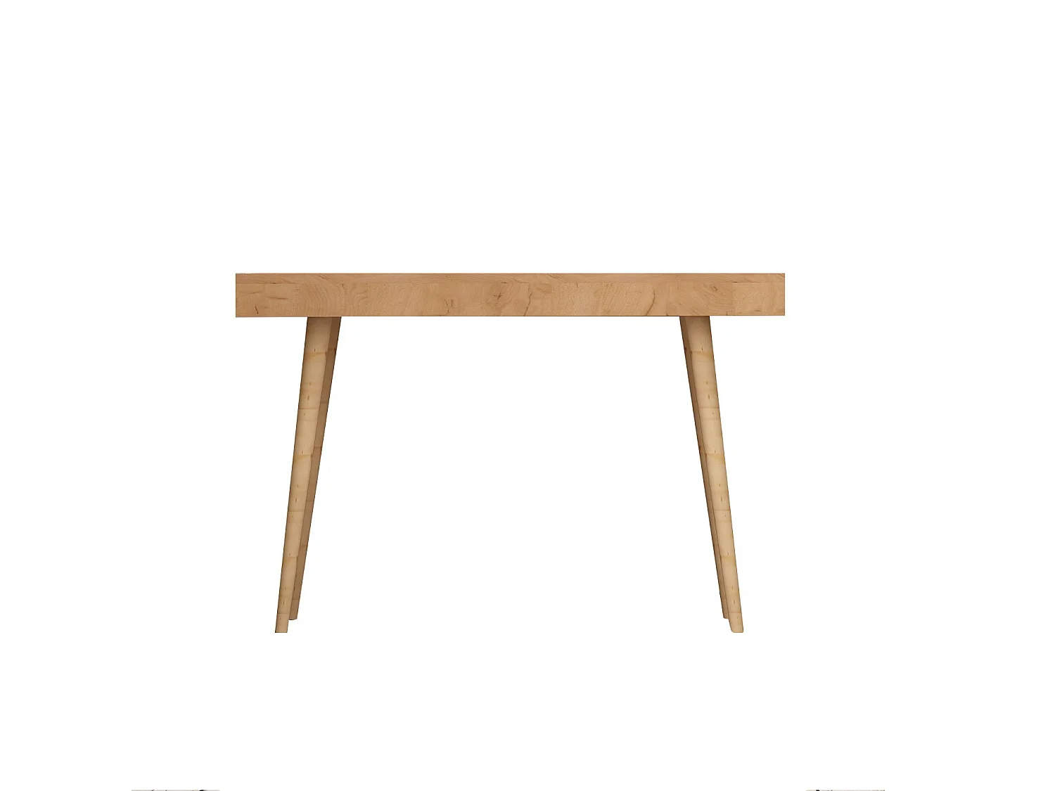 Träskrivbord "Valencia" - Brun - Skandinavisk stil - 100 x 60 x 74 cm - Med Förvaring