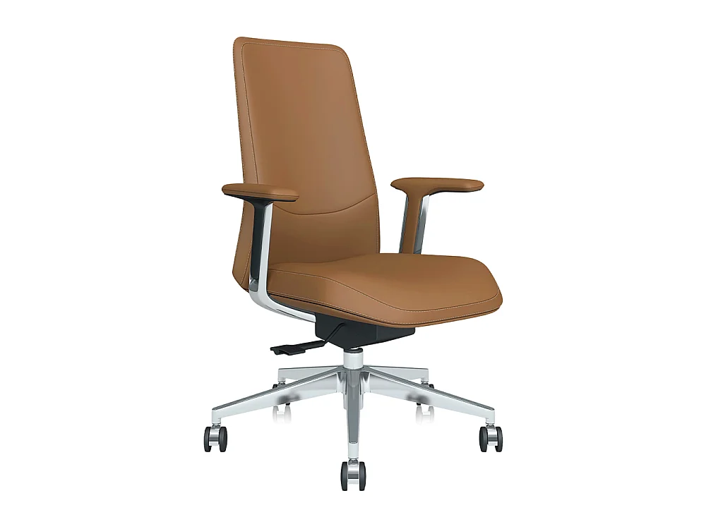 Fauteuil de Bureau d’Exception en Cuir de Bœuf Italien A-Grade - Siège de Direction Ergonomique Haut de Gamme, Inclinaison 127°, Charge 136 kg