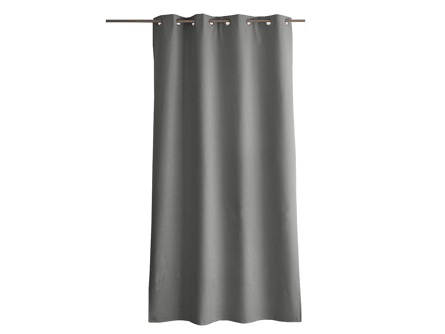 Rideau à œillet, occultant thermique, Gris clair, 140x240 cm, Collection Oxford, CMADECO - Gris