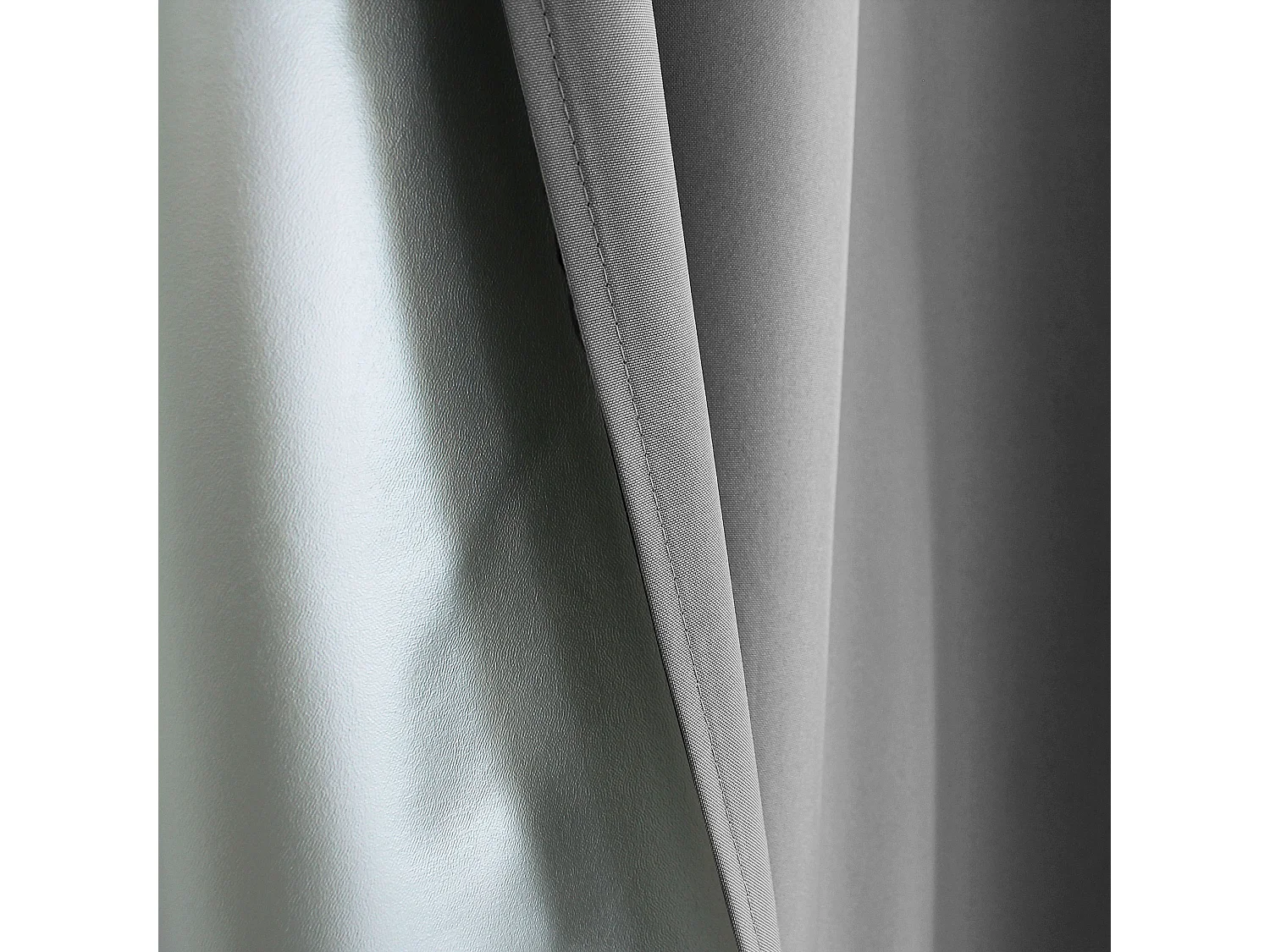 Rideau à œillet, occultant thermique, Gris clair, 140x240 cm, Collection Oxford, CMADECO - Gris