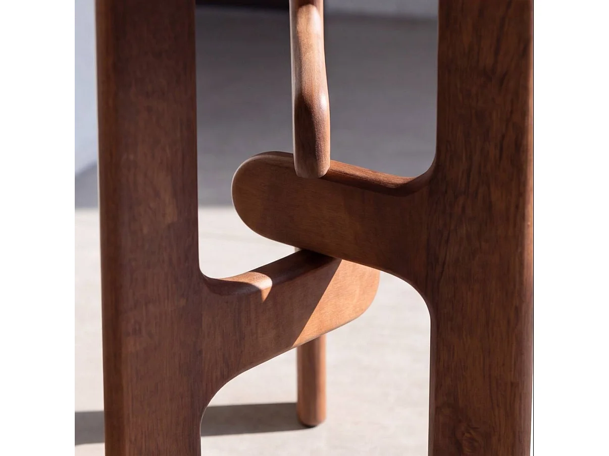 Tabouret en bois de manguier Mylae
