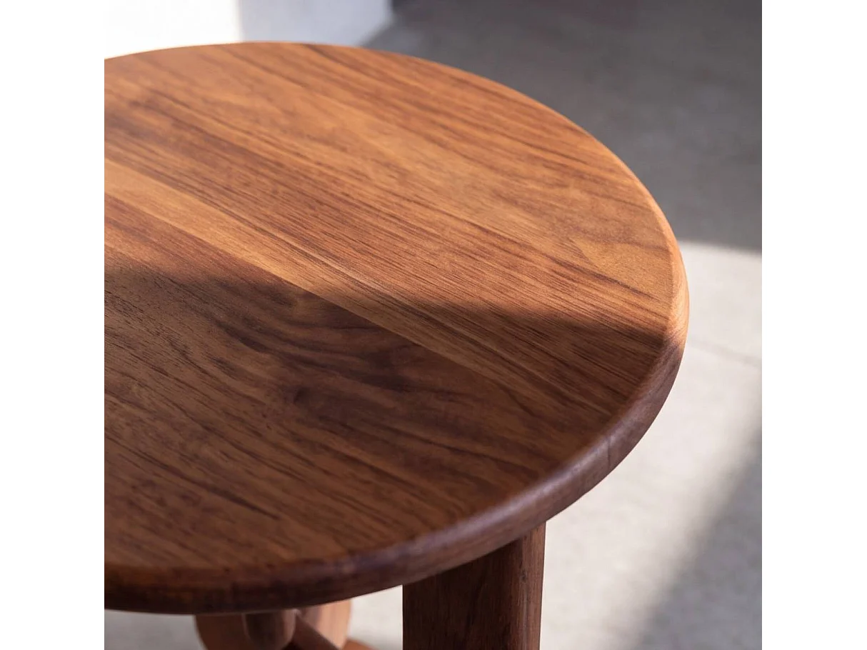 Tabouret en bois de manguier Mylae
