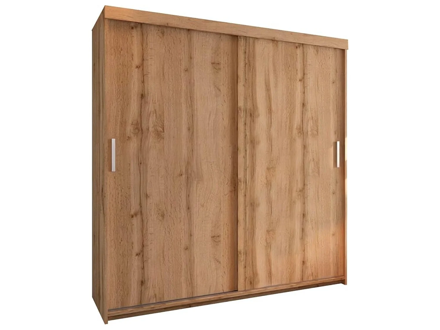 Sliding Door Wardrobe, oak, 203cm, Oakden