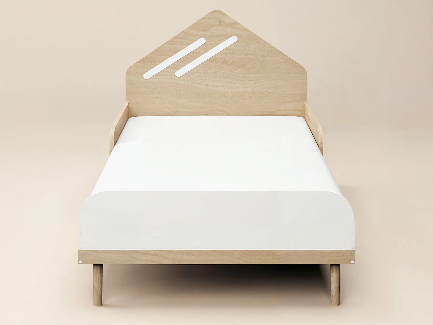 Flair Noah Single Bed Oak & White