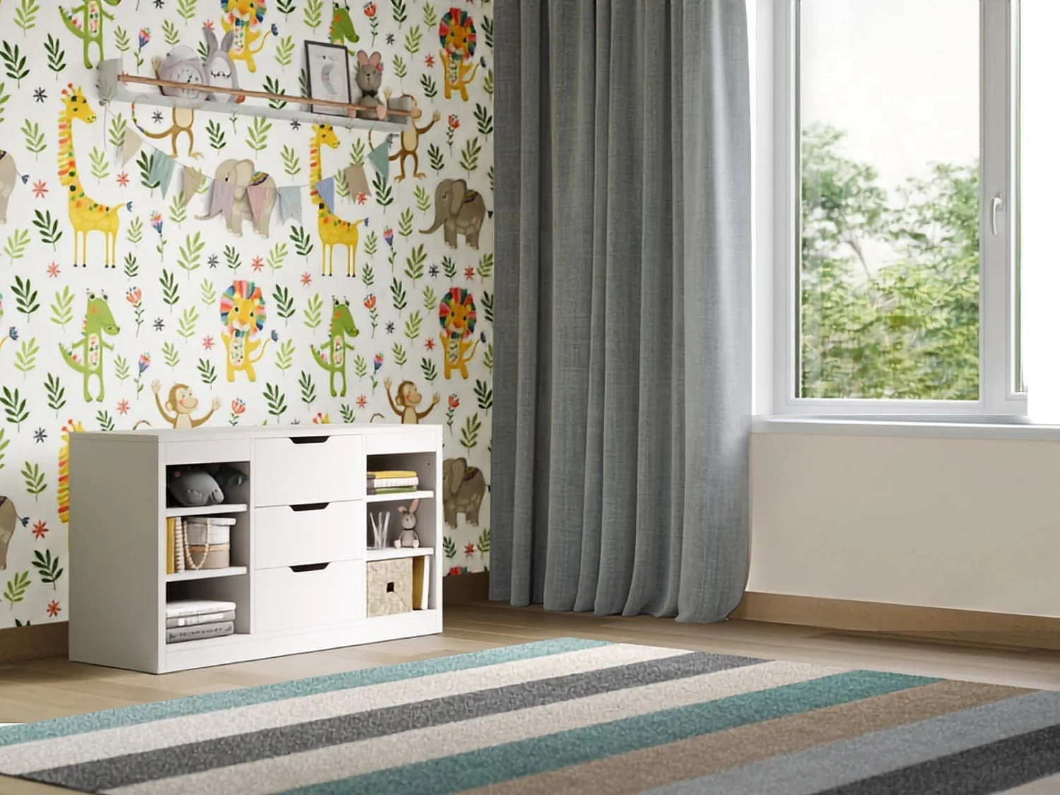 Flair Charlie Drawer Unit White