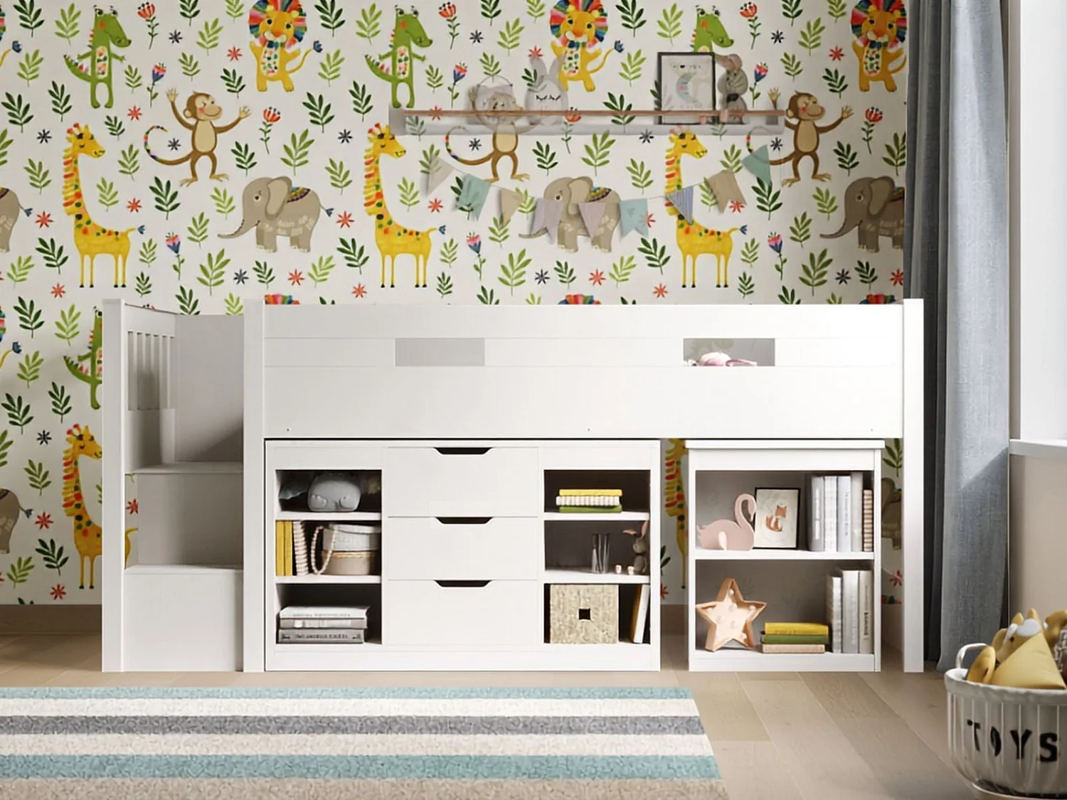 Flair Charlie Drawer Unit White