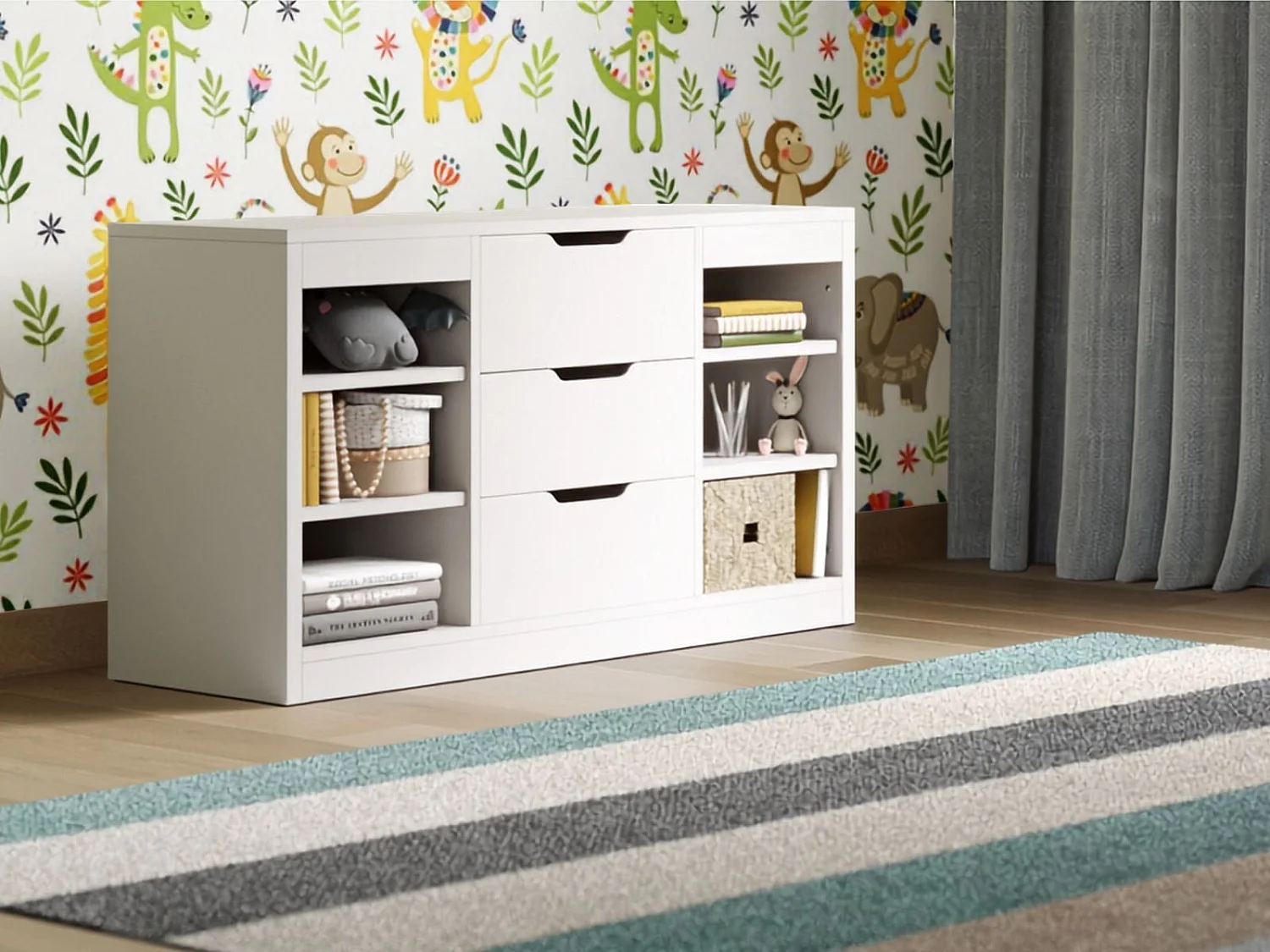 Flair Charlie Drawer Unit White