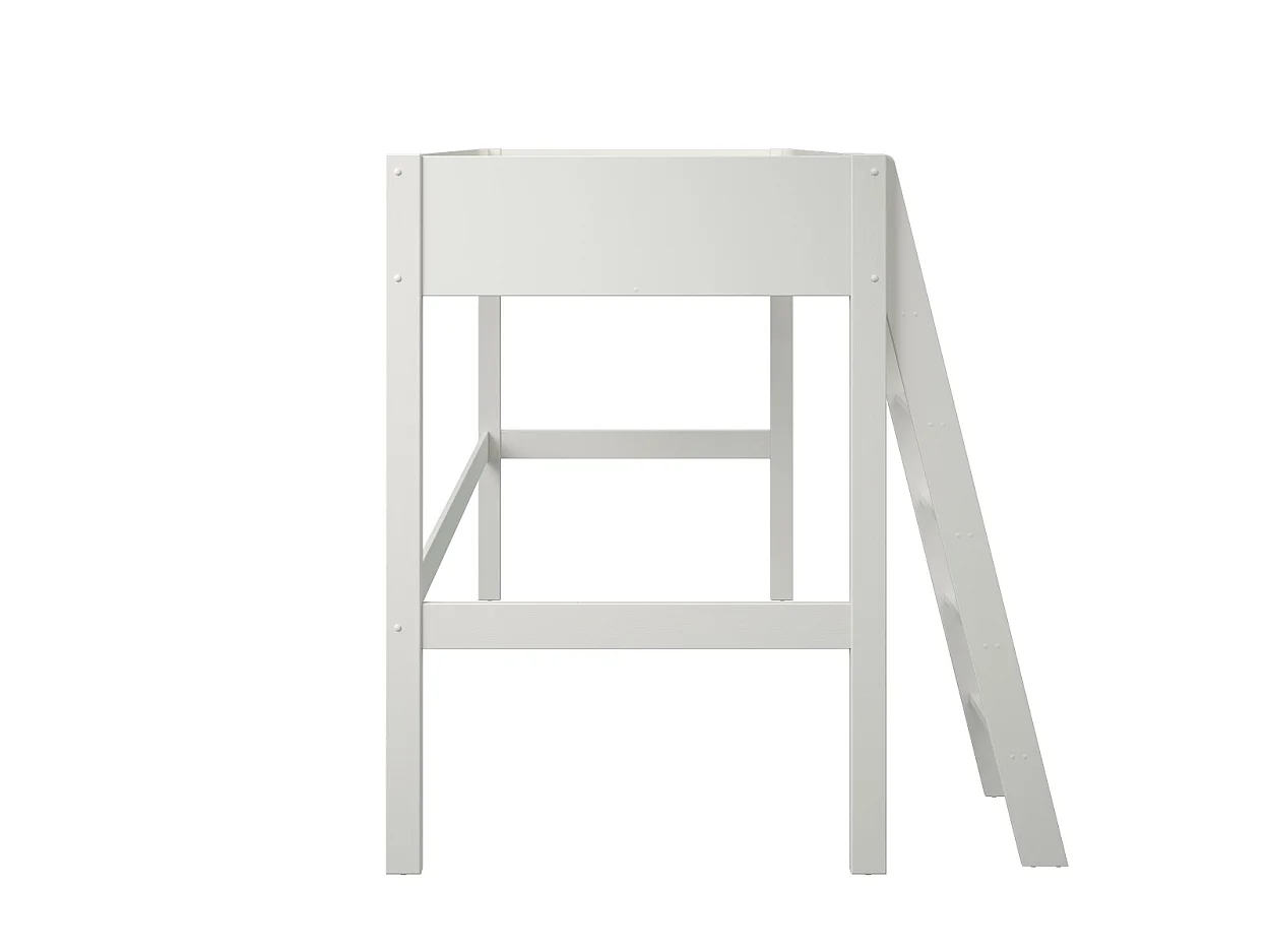 Noomi Tera Solid Wood Small Double High Sleeper White (FSC-Certified)