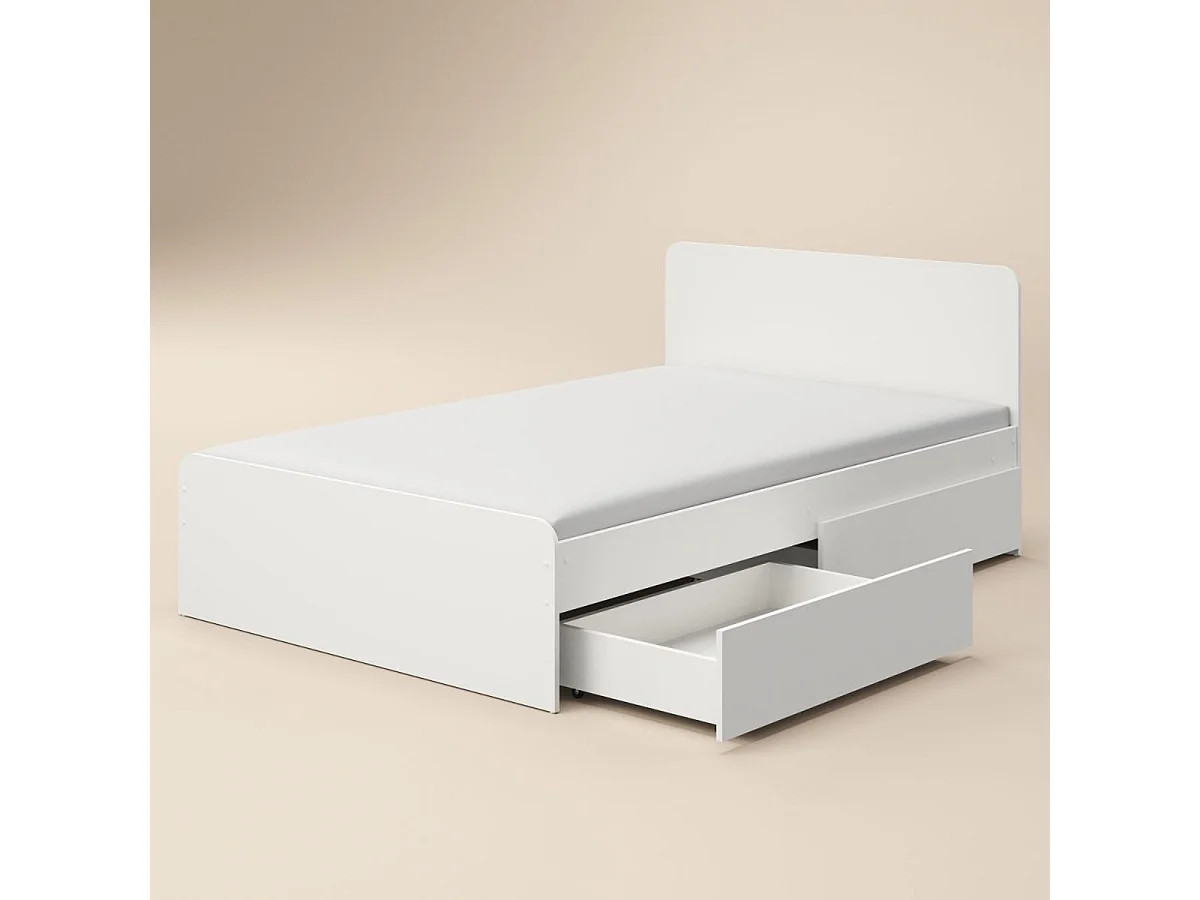 Flair Furnishings Wizard Small Double White Bed Frame