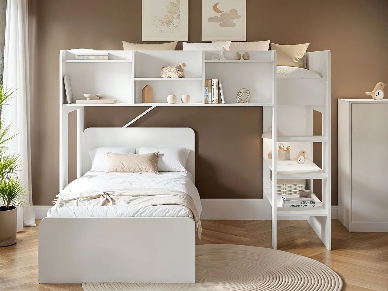 Flair Furnishings Wizard Junior L Shaped Bunk Bed