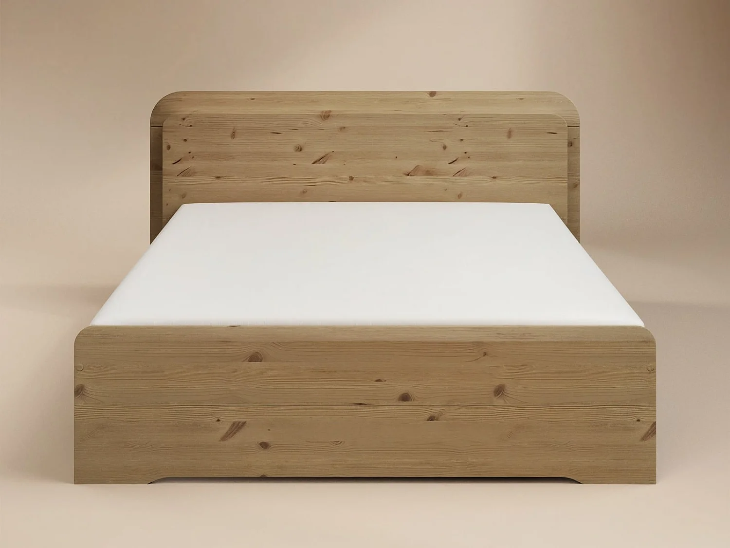Noomi Evie Storage Bed with Headboard Oak Kingsize