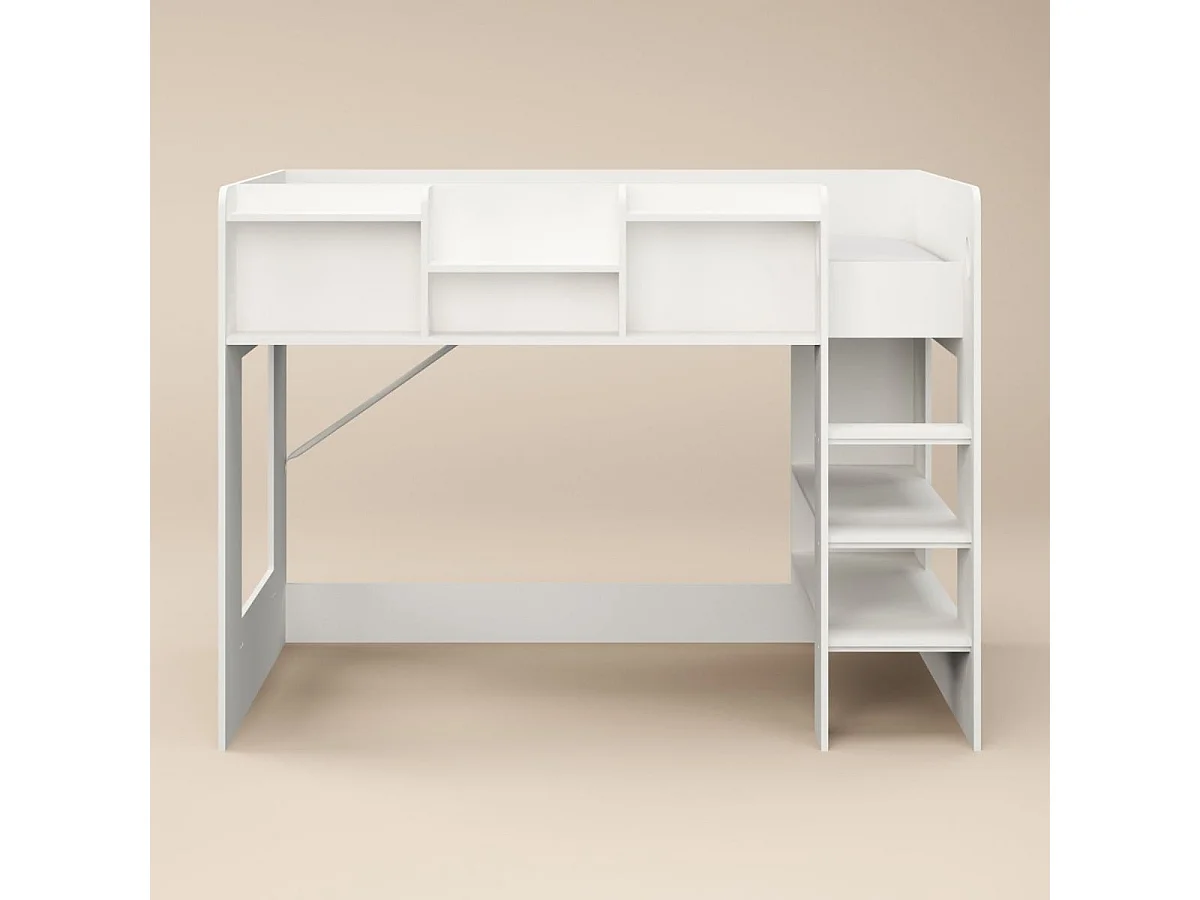 Flair Wizard Junior Mid High Sleeper Bed White