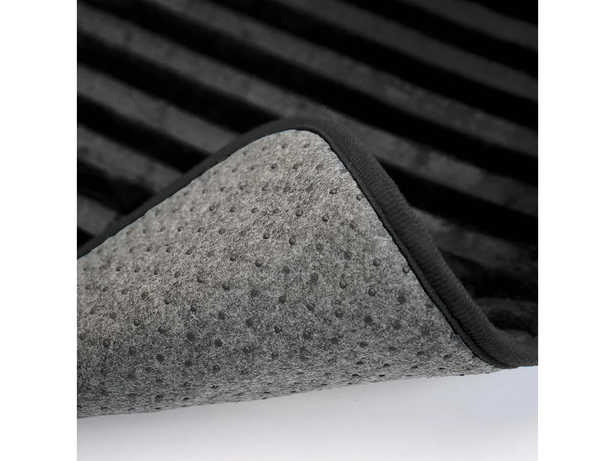Tapis de Bain Microfibre "Allure" 45x75cm Noir