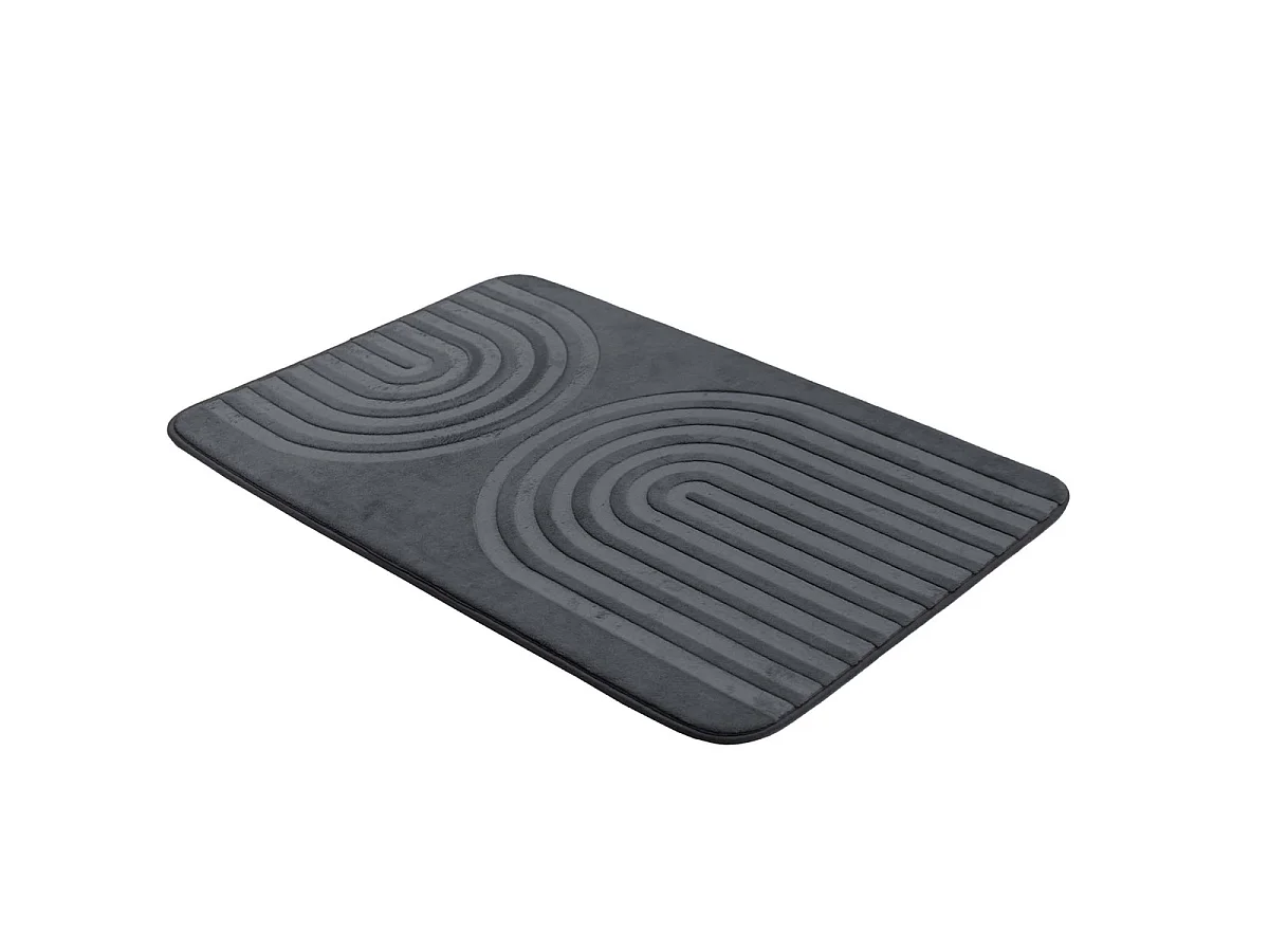 Tapis de Bain Microfibre "Allure" 45x75cm Anthracite