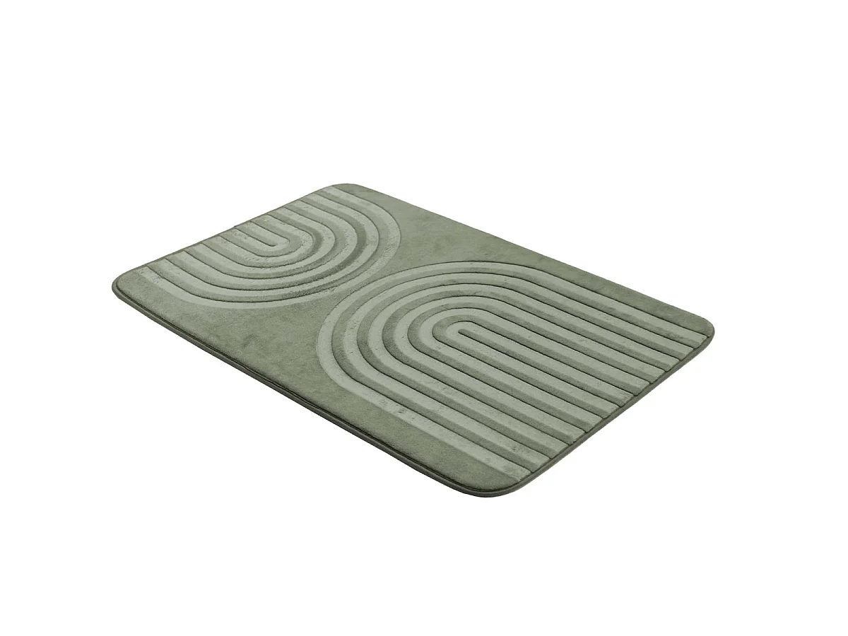 Tapis de Bain Microfibre "Allure" 45x75cm Sauge