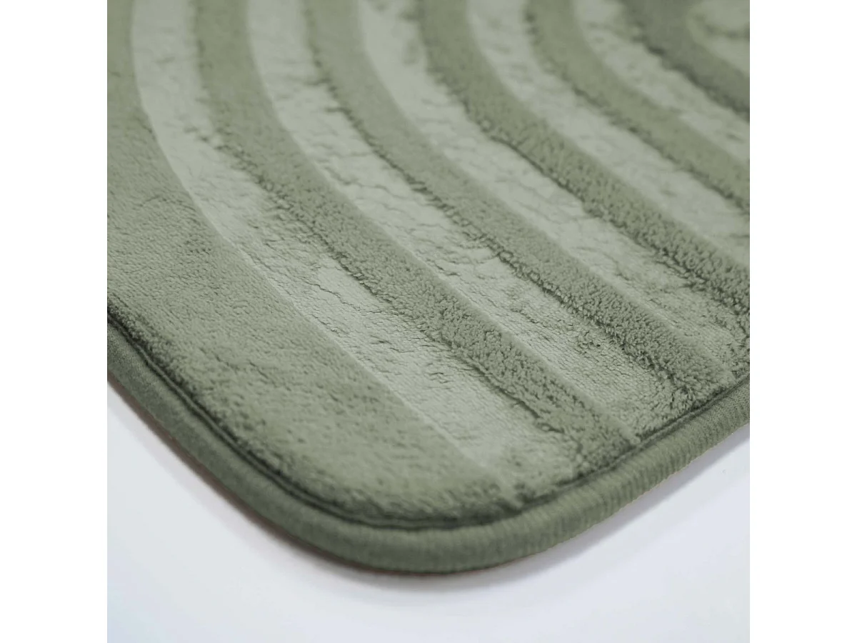Tapis de Bain Microfibre "Allure" 45x75cm Sauge