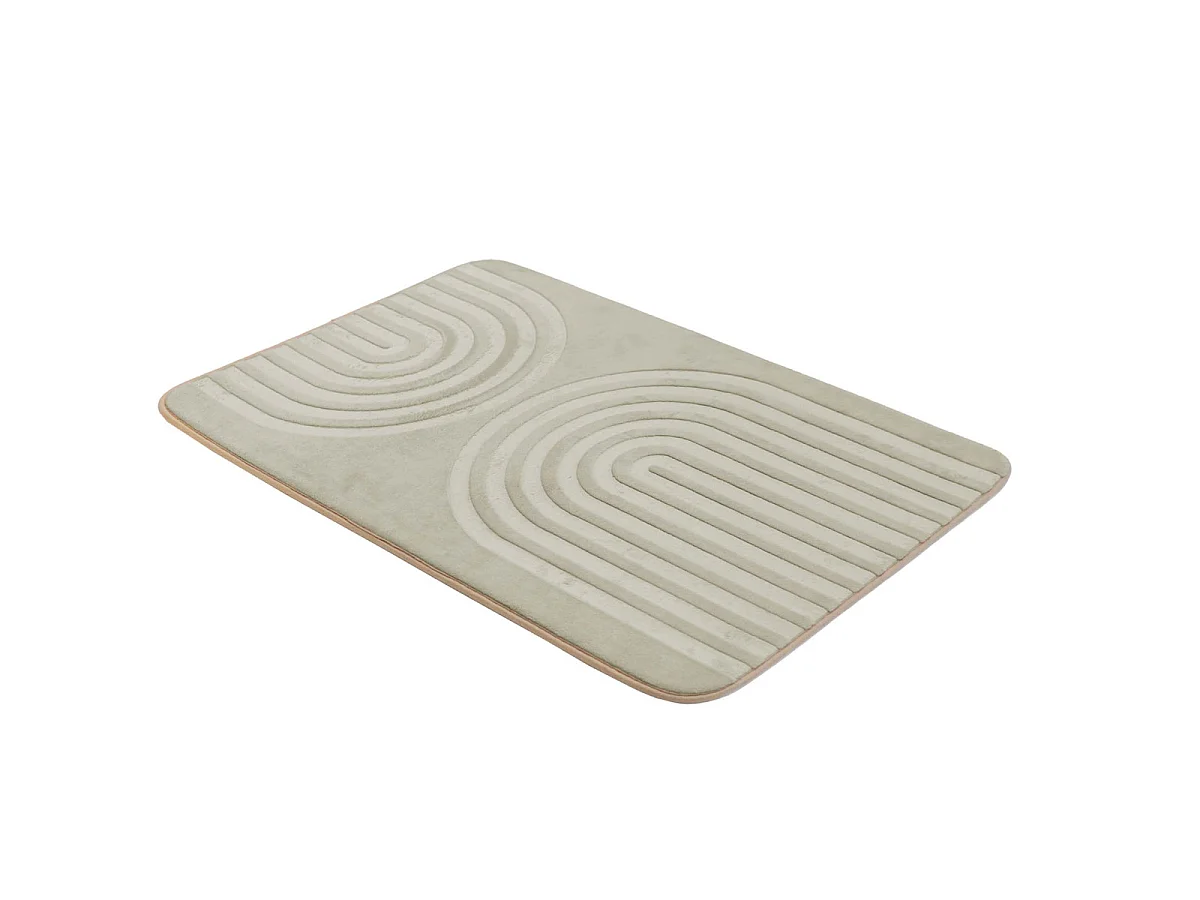 Tapis de Bain Microfibre "Allure" 45x75cm Taupe