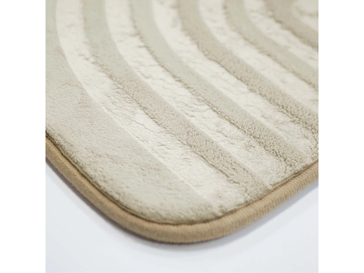 Tapis de Bain Microfibre "Allure" 45x75cm Taupe