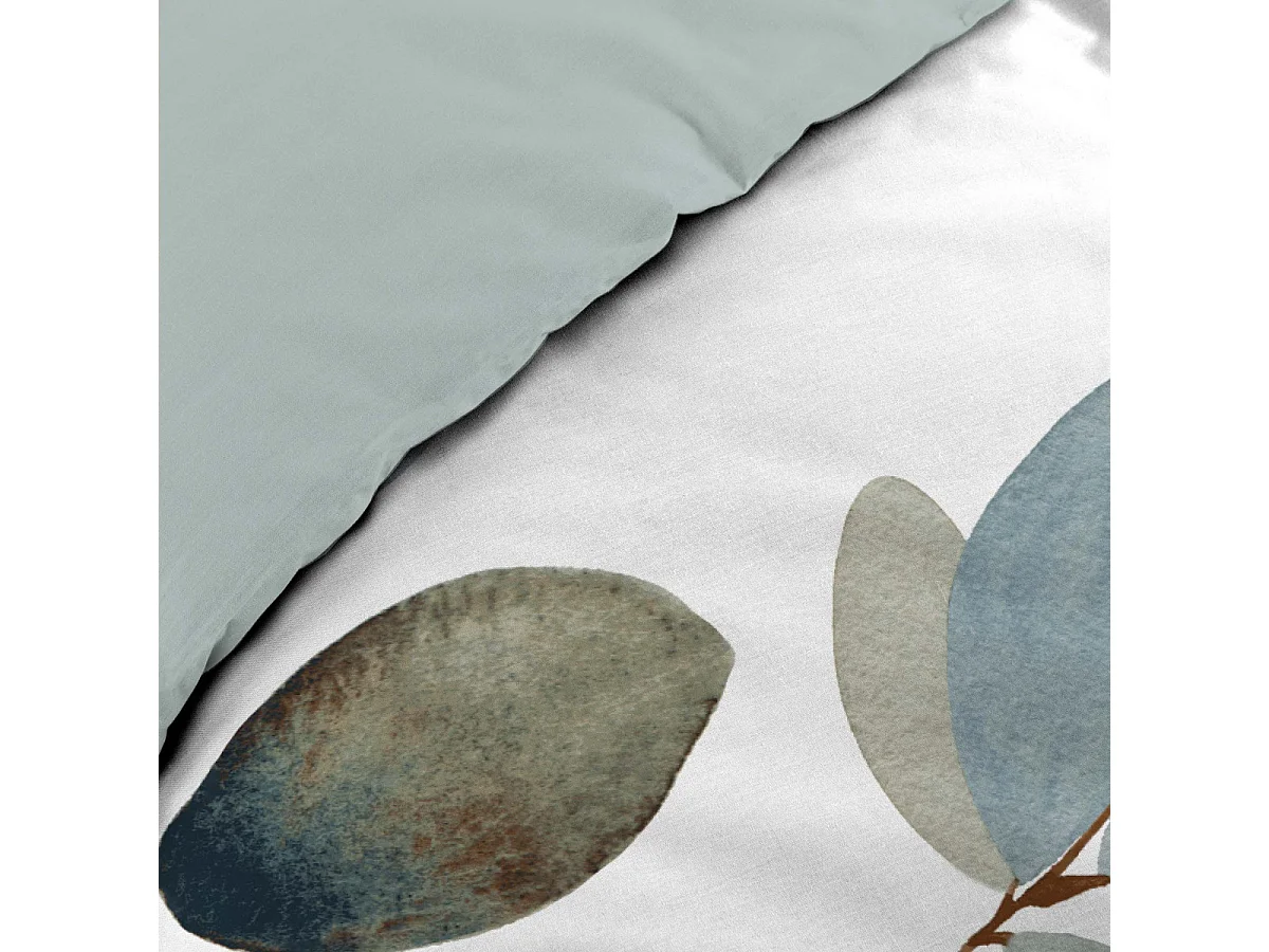 Parure de Lit 3 Pièces "Joyce" 260x240cm Bleu