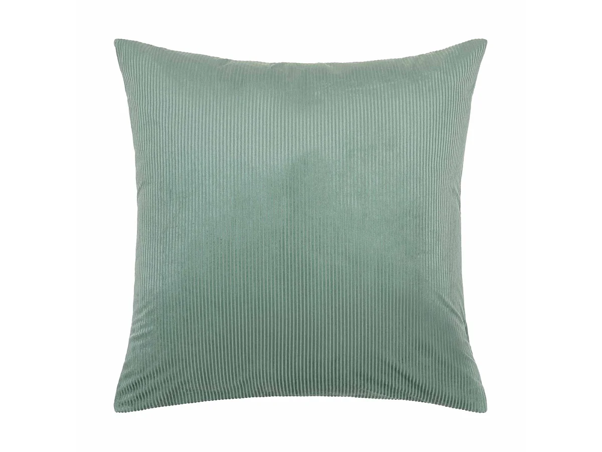 Parure de Lit 3 Pièces Velours "Casual" 240x220cm Vert Cèdre