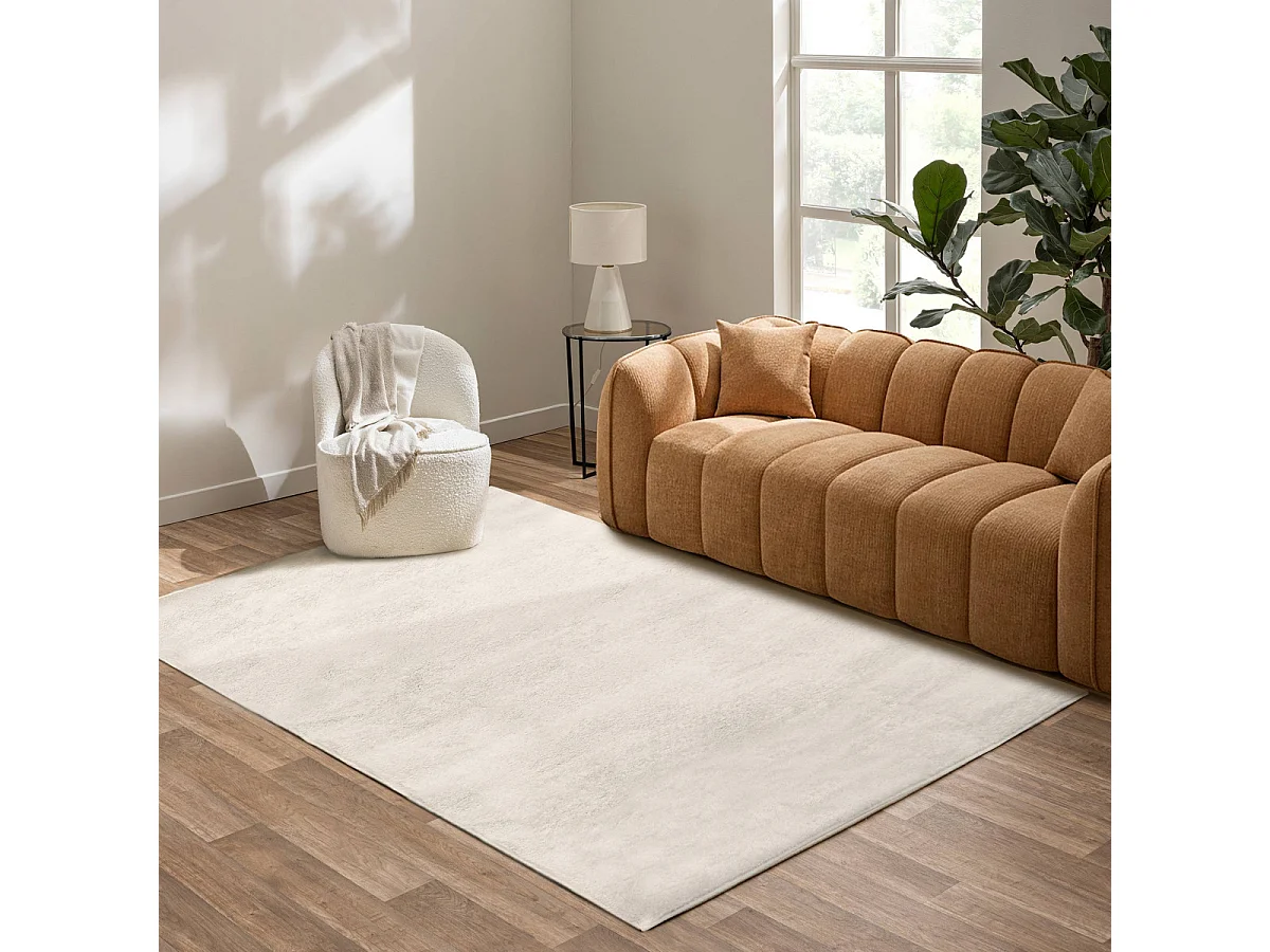 Tapis Frisé Uni "Belluni" 160x230cm Naturel