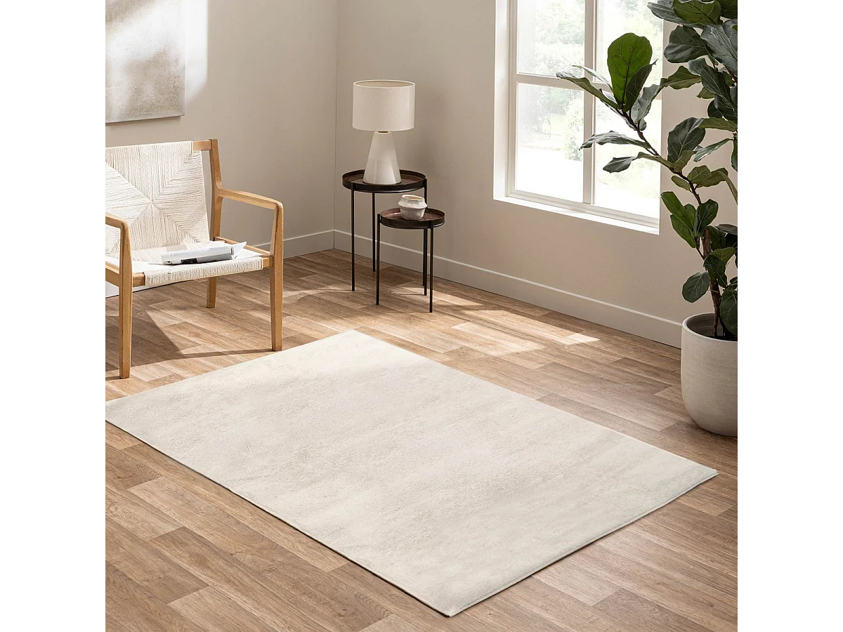 Tapis Frisé Uni "Belluni" 120x170cm Naturel