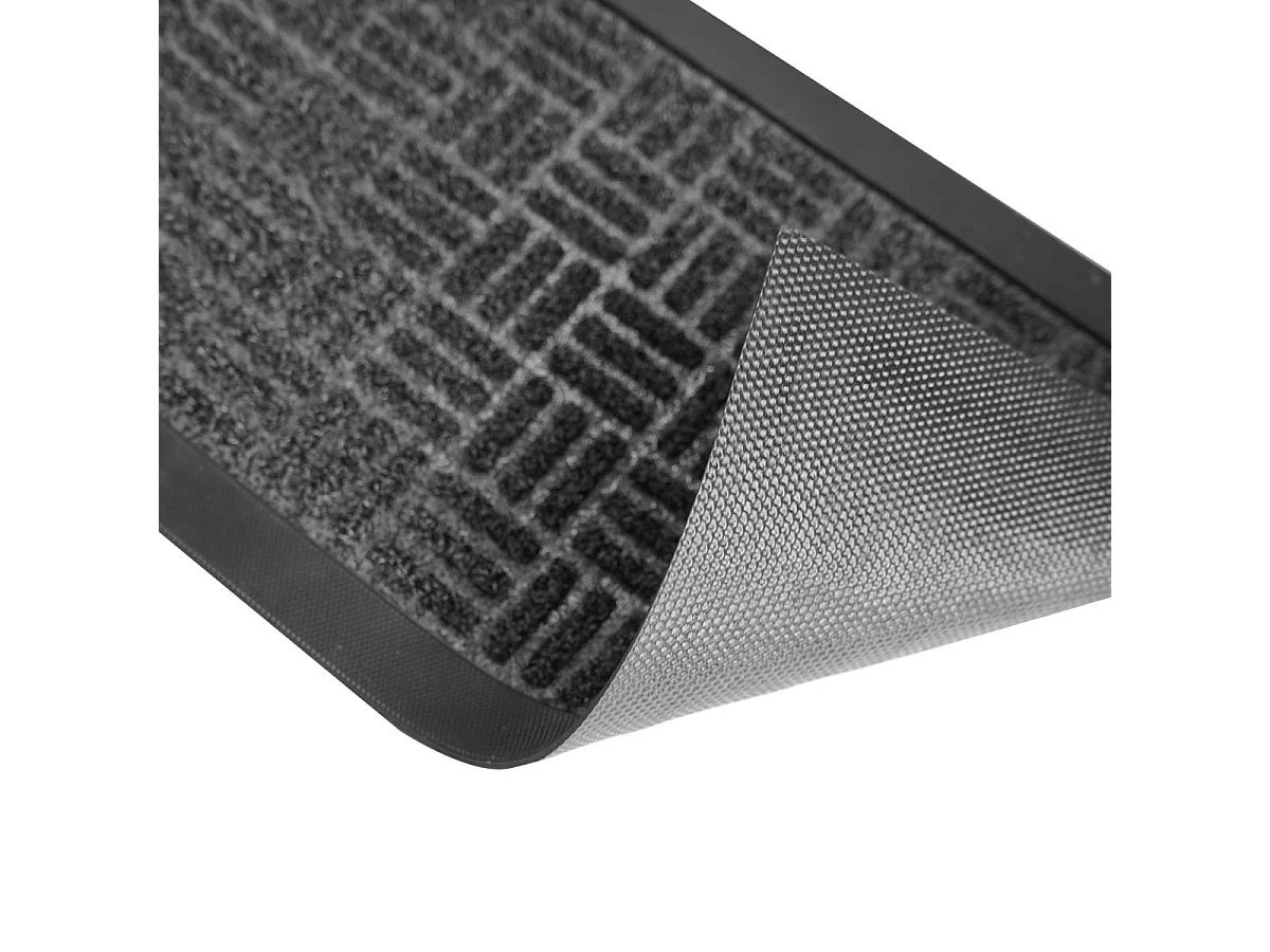 Tapis d'Entrée Grattoir "Jason" 25x75cm Noir