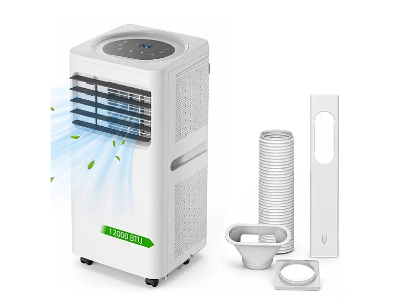 Climatiseur Mobile 12000 Btu/h - 3-en-1 - Jusqu'à 24 M²