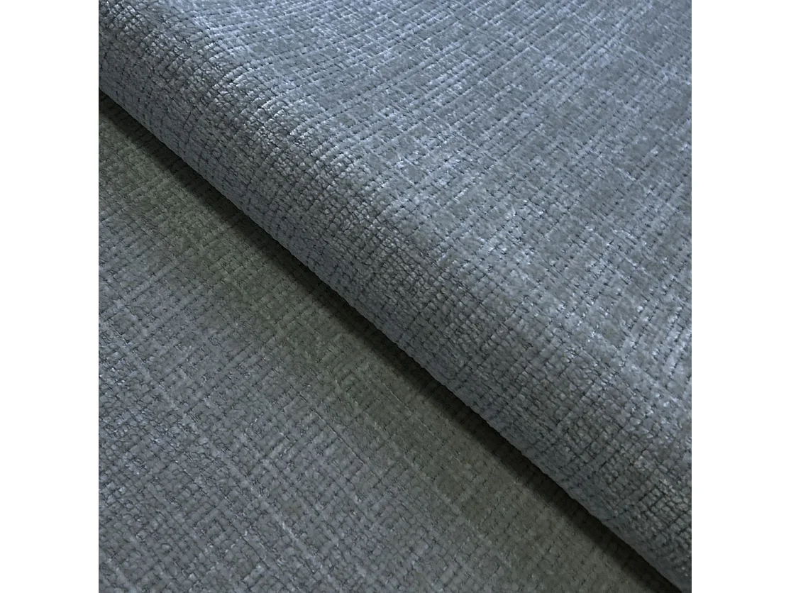 Élégant canapé d’angle avec fonction couchage et coffre de rangement, au style Japandi, en tissu chenille doux MELVANO