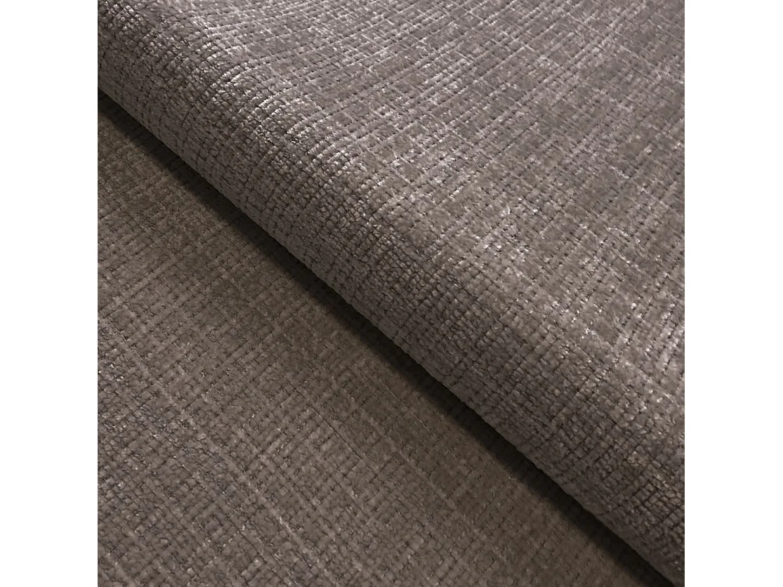 Élégant canapé d’angle avec fonction couchage et coffre de rangement, au style Japandi, en tissu chenille doux MELVANO