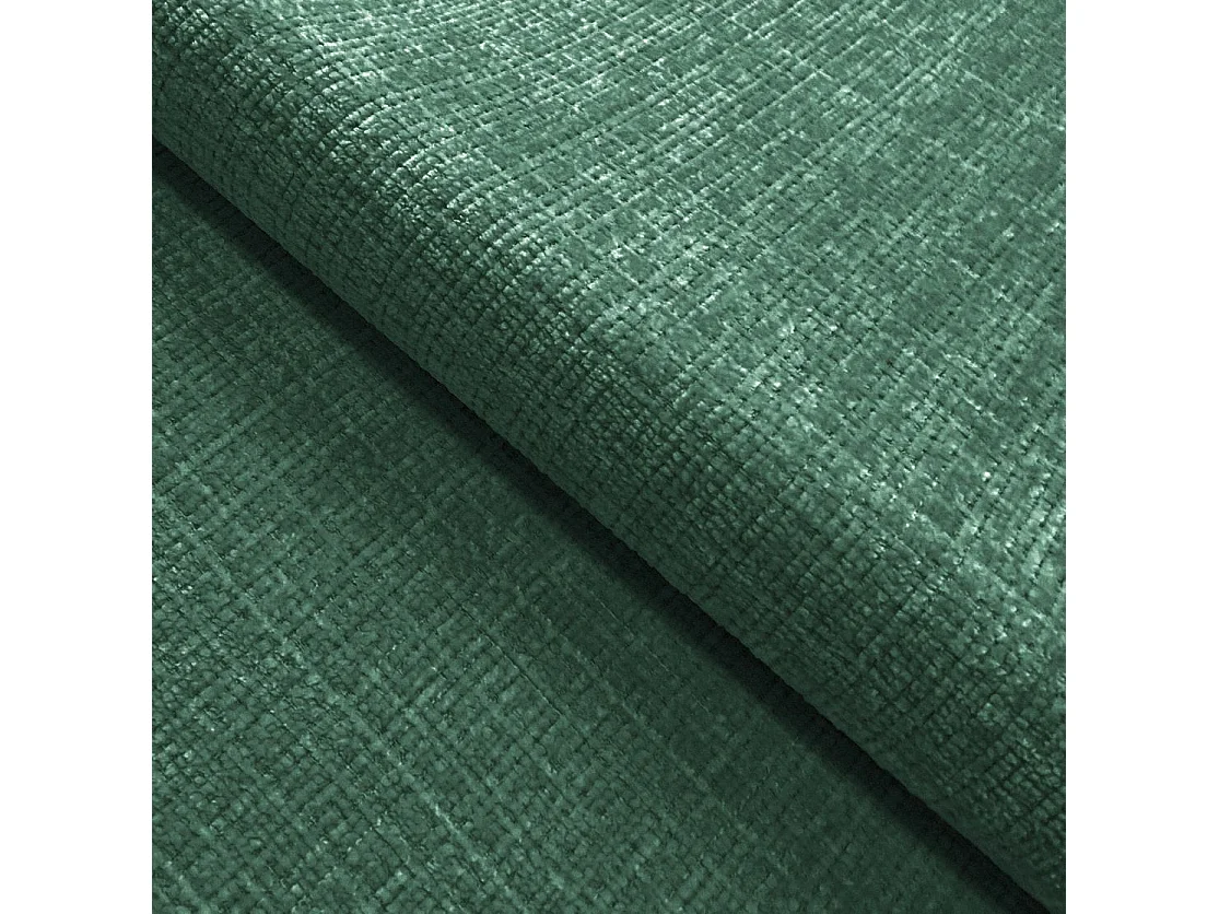 Élégant canapé d’angle avec fonction couchage et coffre de rangement, au style Japandi, en tissu chenille doux MELVANO