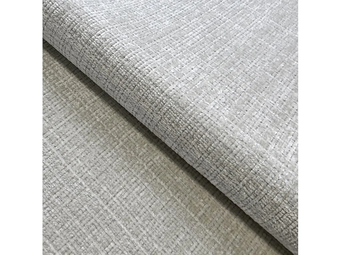 Élégant canapé d’angle avec fonction couchage et coffre de rangement, au style Japandi, en tissu chenille doux MELVANO