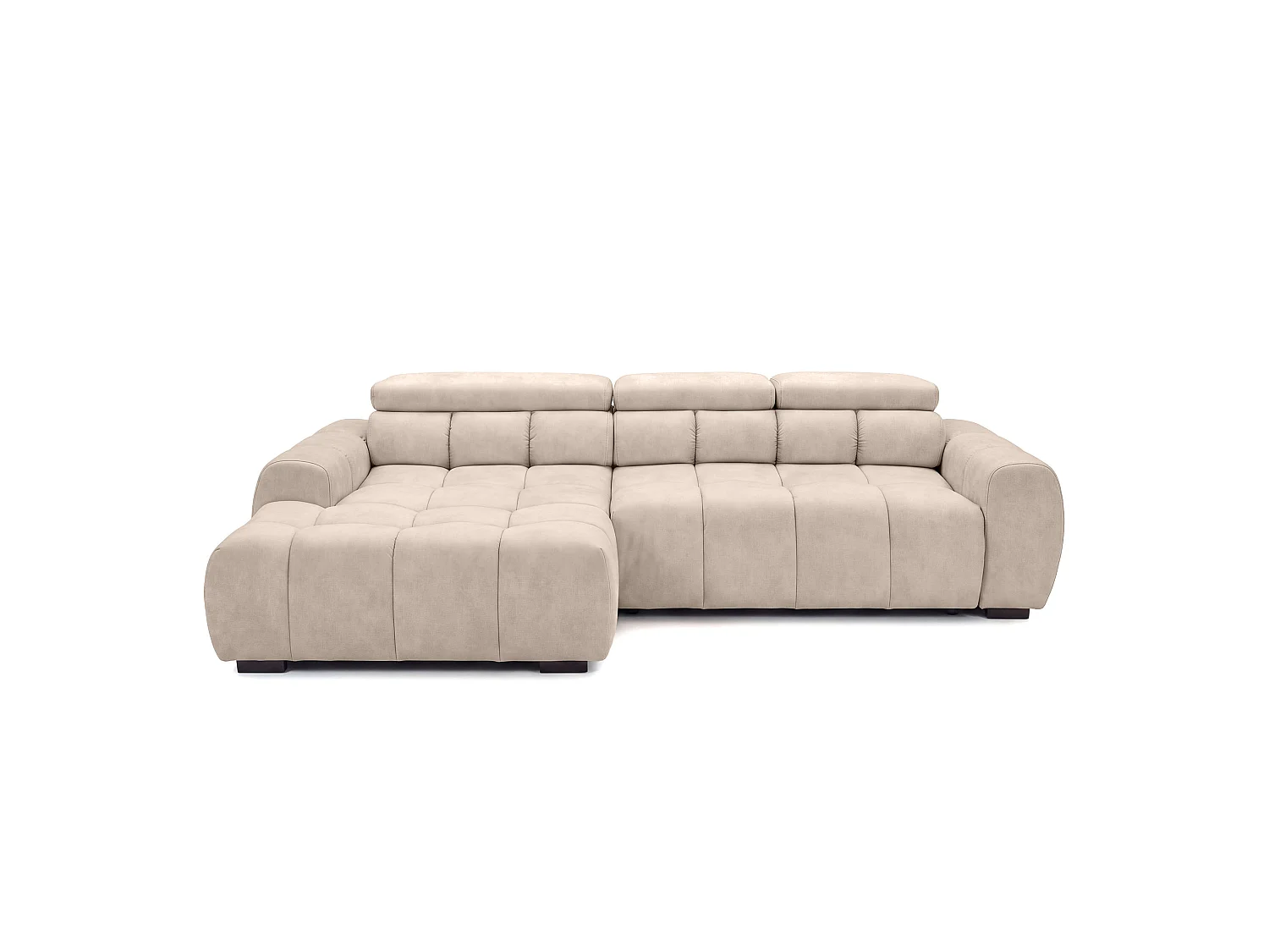 Aldo-hoekbank met slaapfunctie, links, Salvador WR-stof, beige (01)