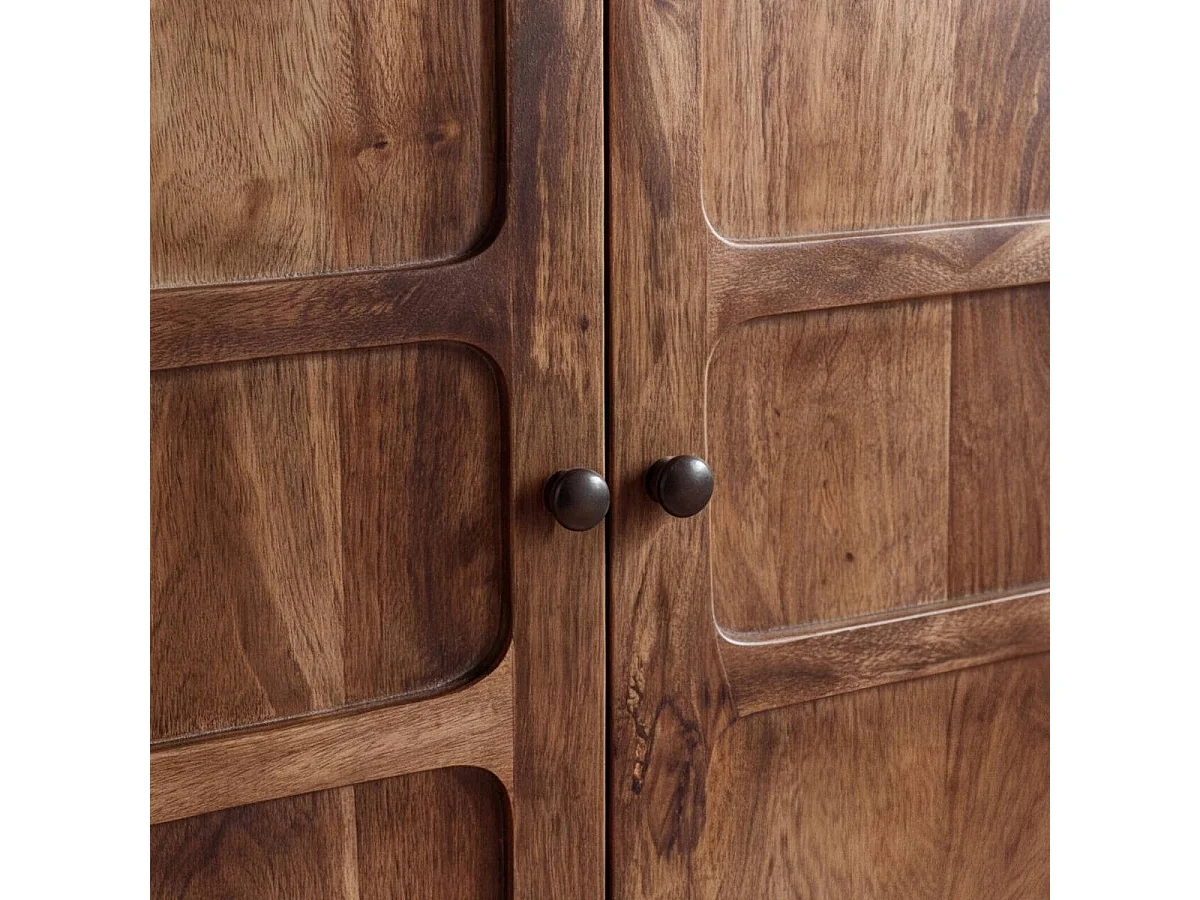Armoire en bois d'acacia Kaléo