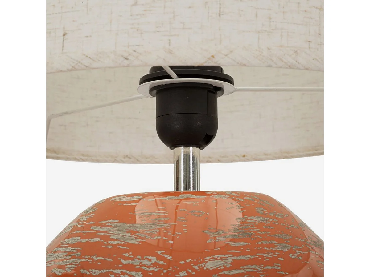 Oranje tafellamp in moderne stijl, 30x49 cm
