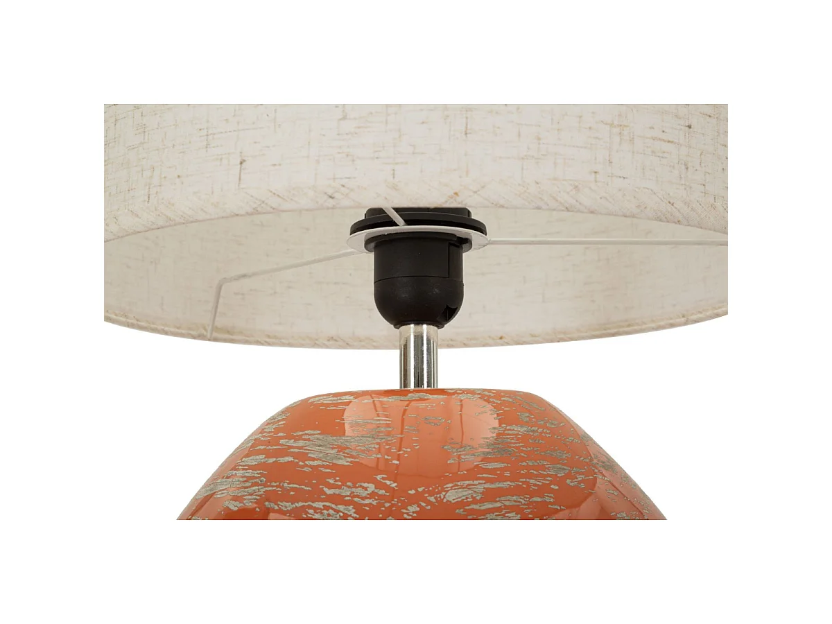 Oranje tafellamp in moderne stijl, 30x49 cm
