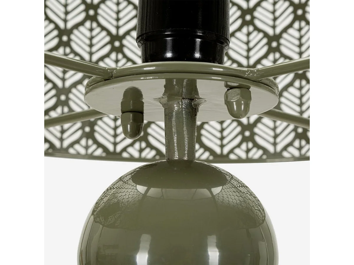 Lampe de table en métal ajouré Seoul Glow