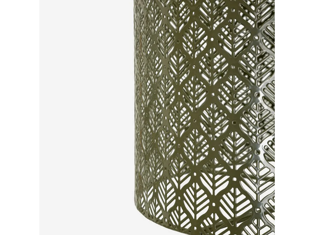 Lampe de table en métal ajouré Seoul Glow