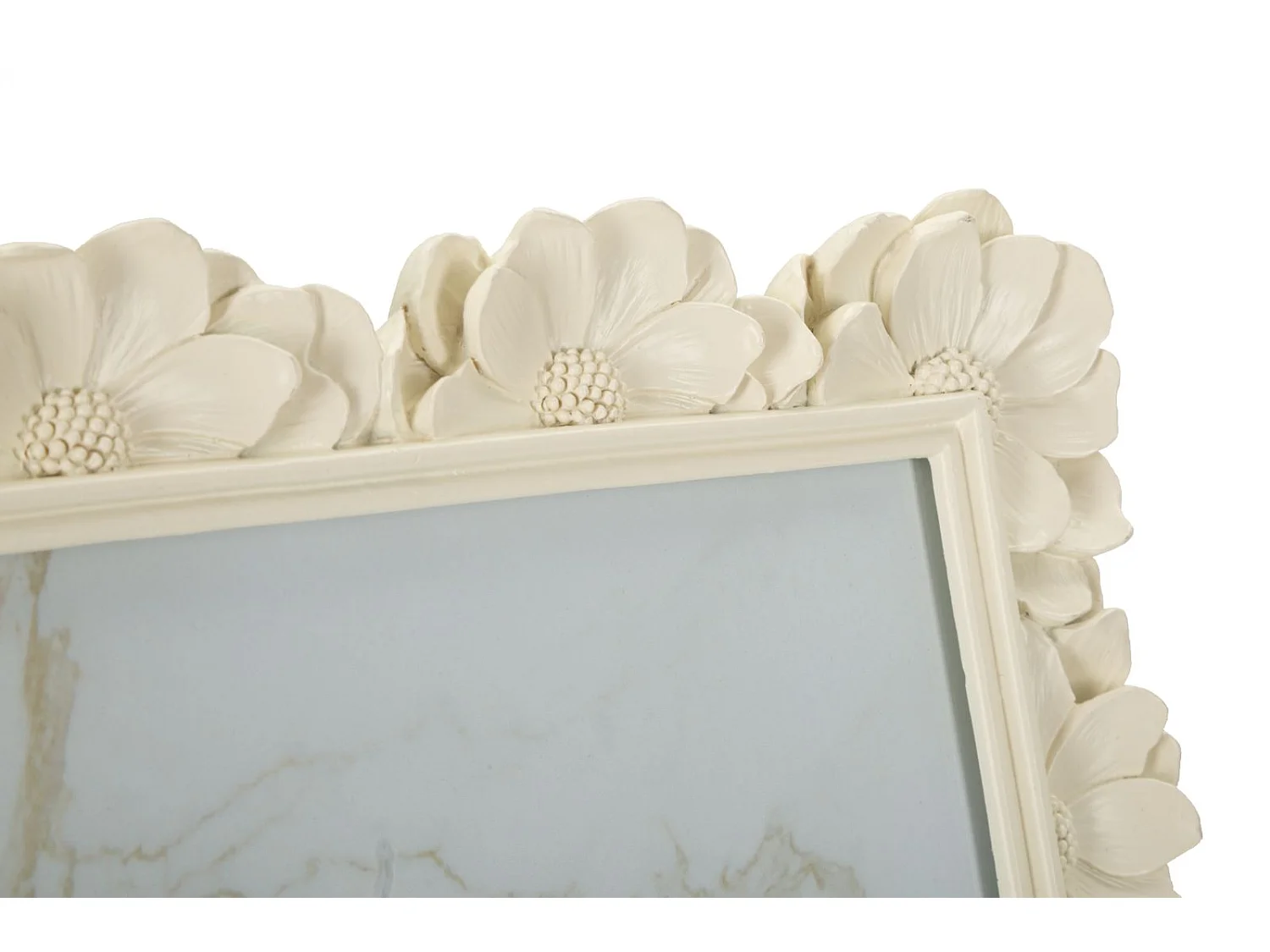 Cornice floreale shabby chic cm 27,2x2x32 (misura interna cm 20x25)