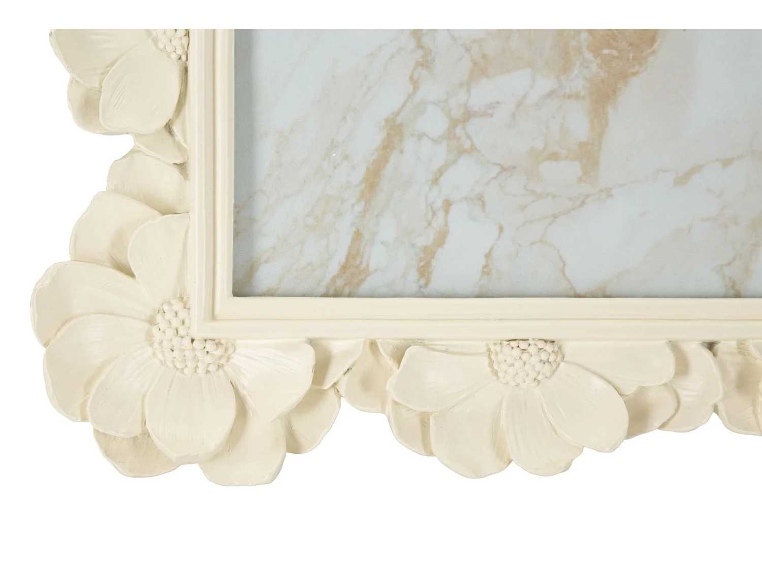Cornice floreale shabby chic cm 27,2x2x32 (misura interna cm 20x25)