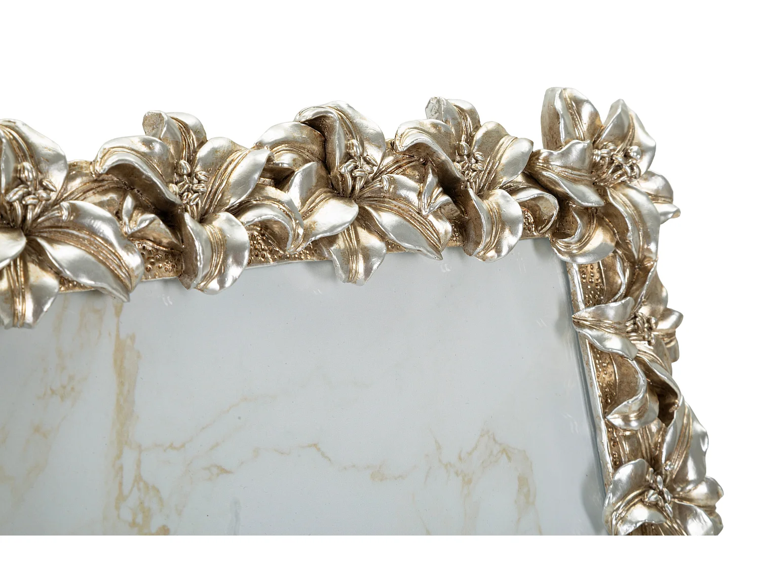 Cornice stile glamour con fiori cm 27,5x2,3x32,5