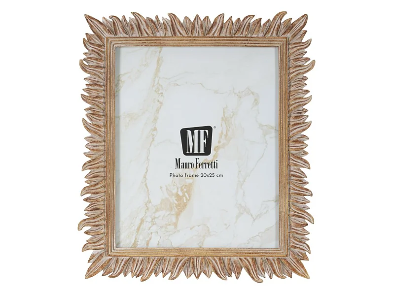 Cornice con piume bohémien cm 27,7x2,6x32,6  (misura interna cm 20x25)